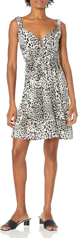 Star Vixen Women's Sleeveless Knot-Front Surplice Dress