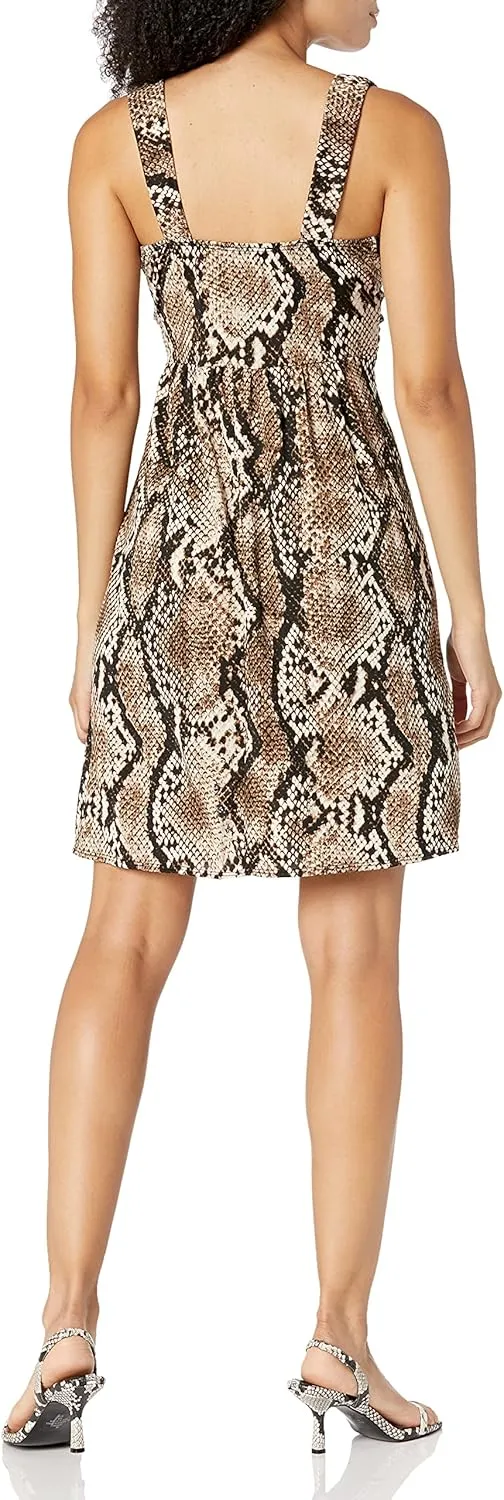 Star Vixen Women's Sleeveless Knot-Front Surplice Dress