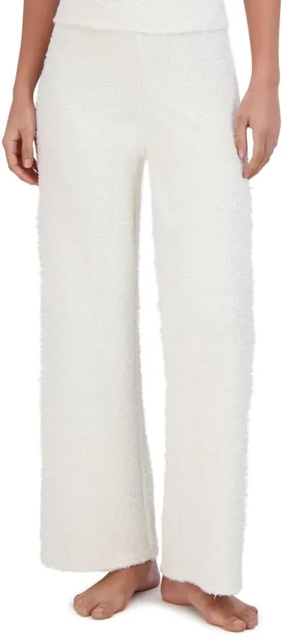 Steve Madden Women's Wide-Leg Chenille Sleep Pants