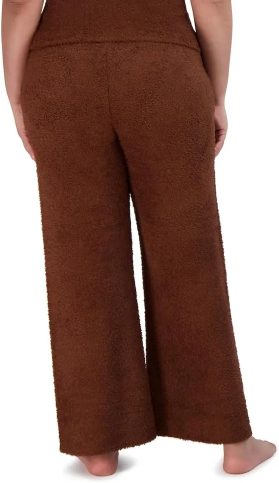 Steve Madden Women's Wide-Leg Chenille Sleep Pants
