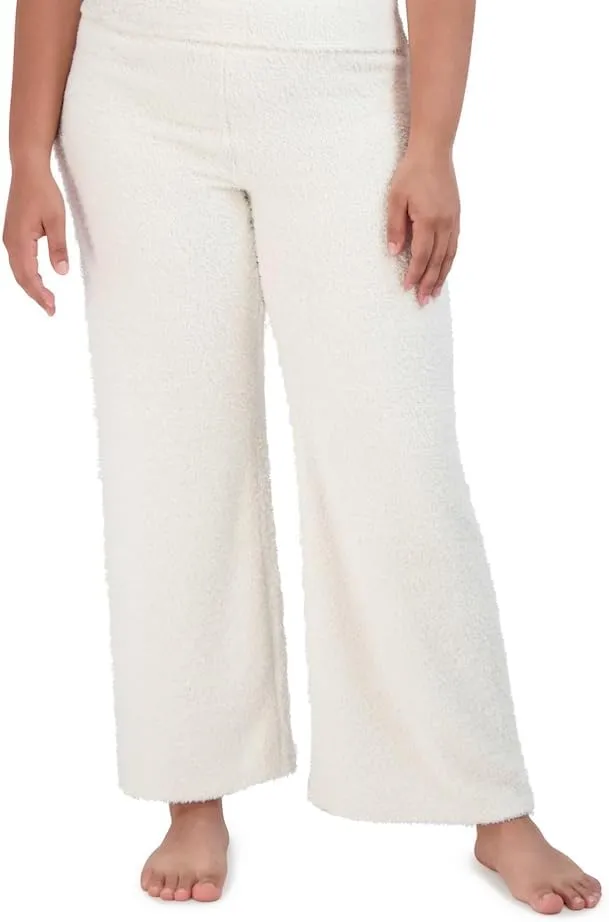 Steve Madden Women's Wide-Leg Chenille Sleep Pants