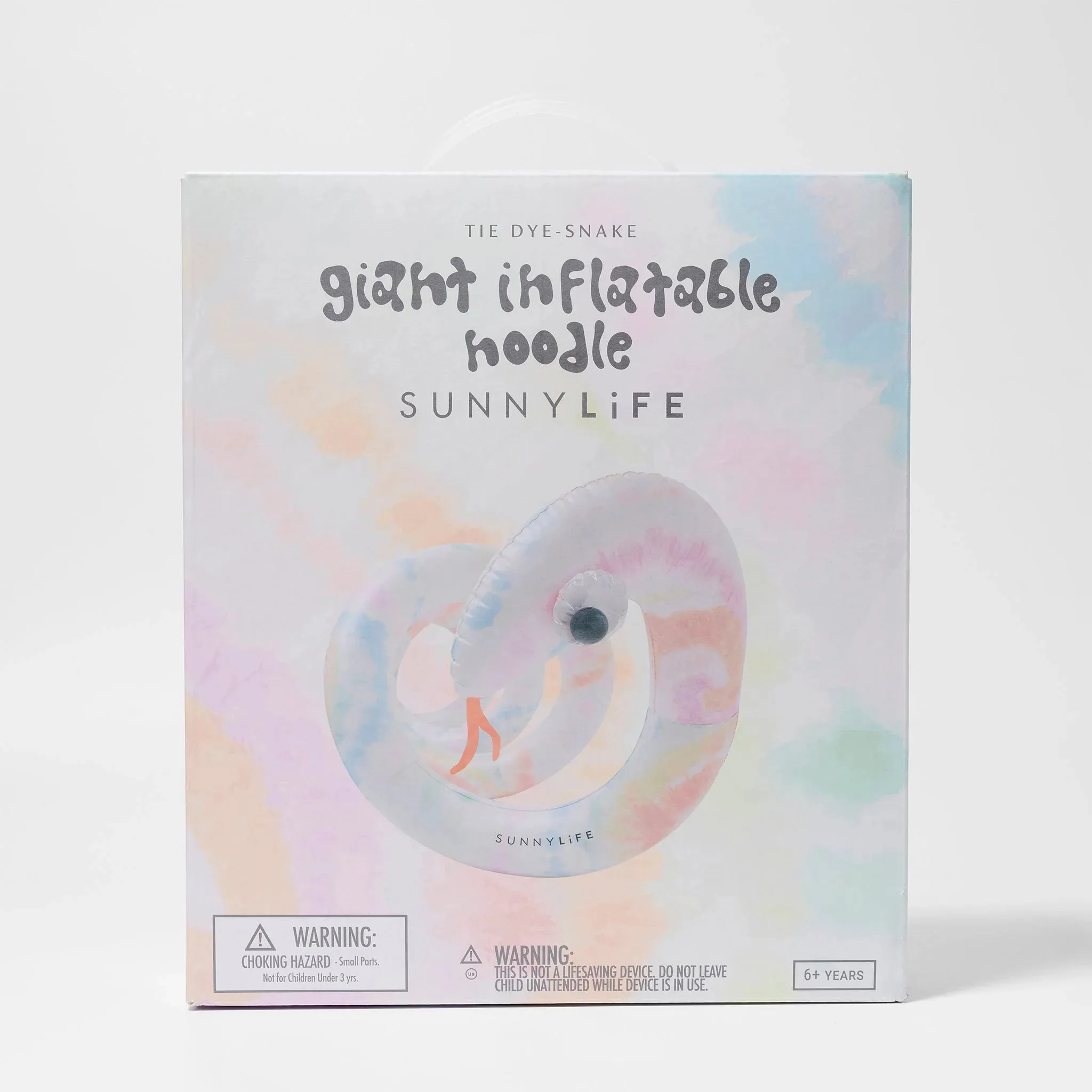 SUNNYLiFE Giant Inflatable Noodel Snake Tie Dye