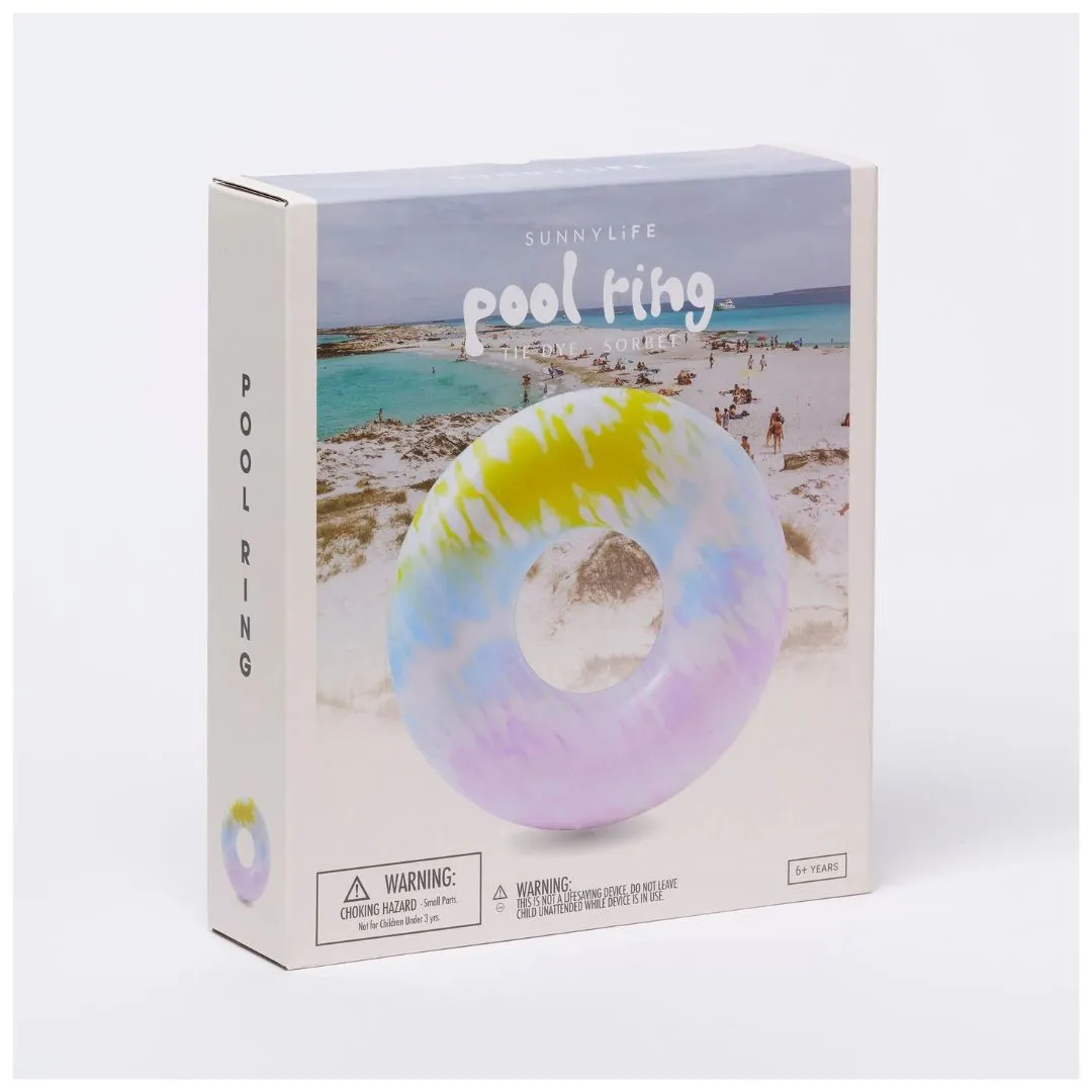 SUNNYLiFE Pool Ring Tie Dye Sorbet