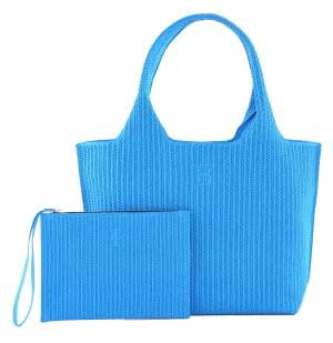 Sutton City Tote - Blue Stripe - Large