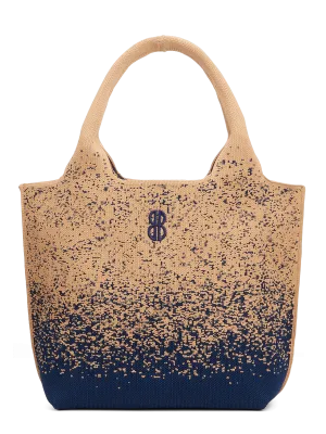 Sutton City Tote - Navy Buckthorn Sprinkle - Small