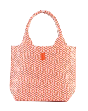Sutton City Tote - Orange Diamond - Small
