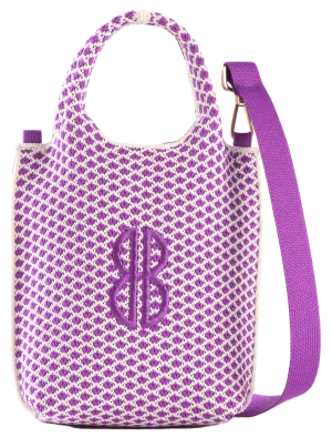 Sutton City Tote - Purple Diamond - Mini