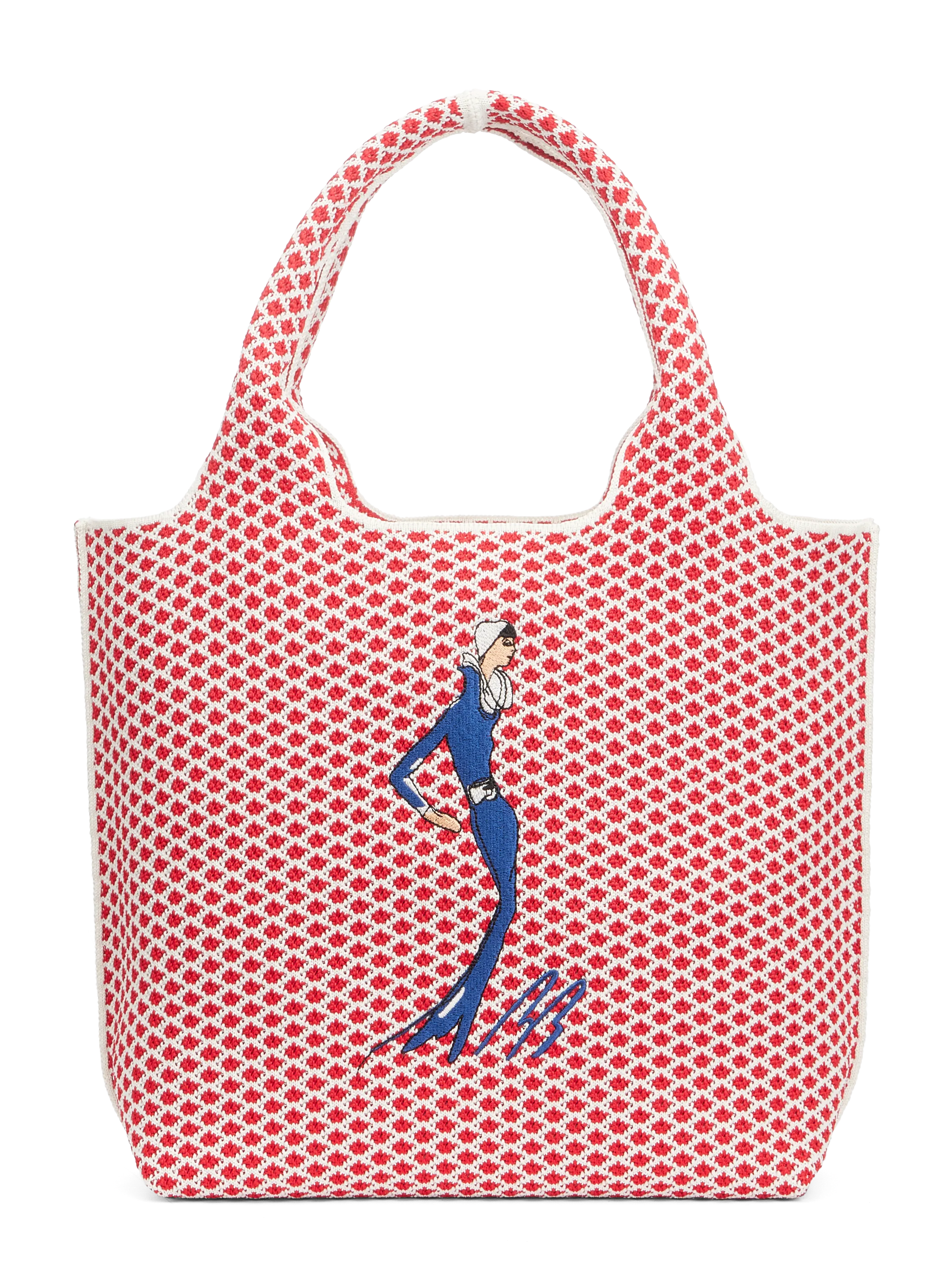 Sutton City Tote - Red Diamond - Small