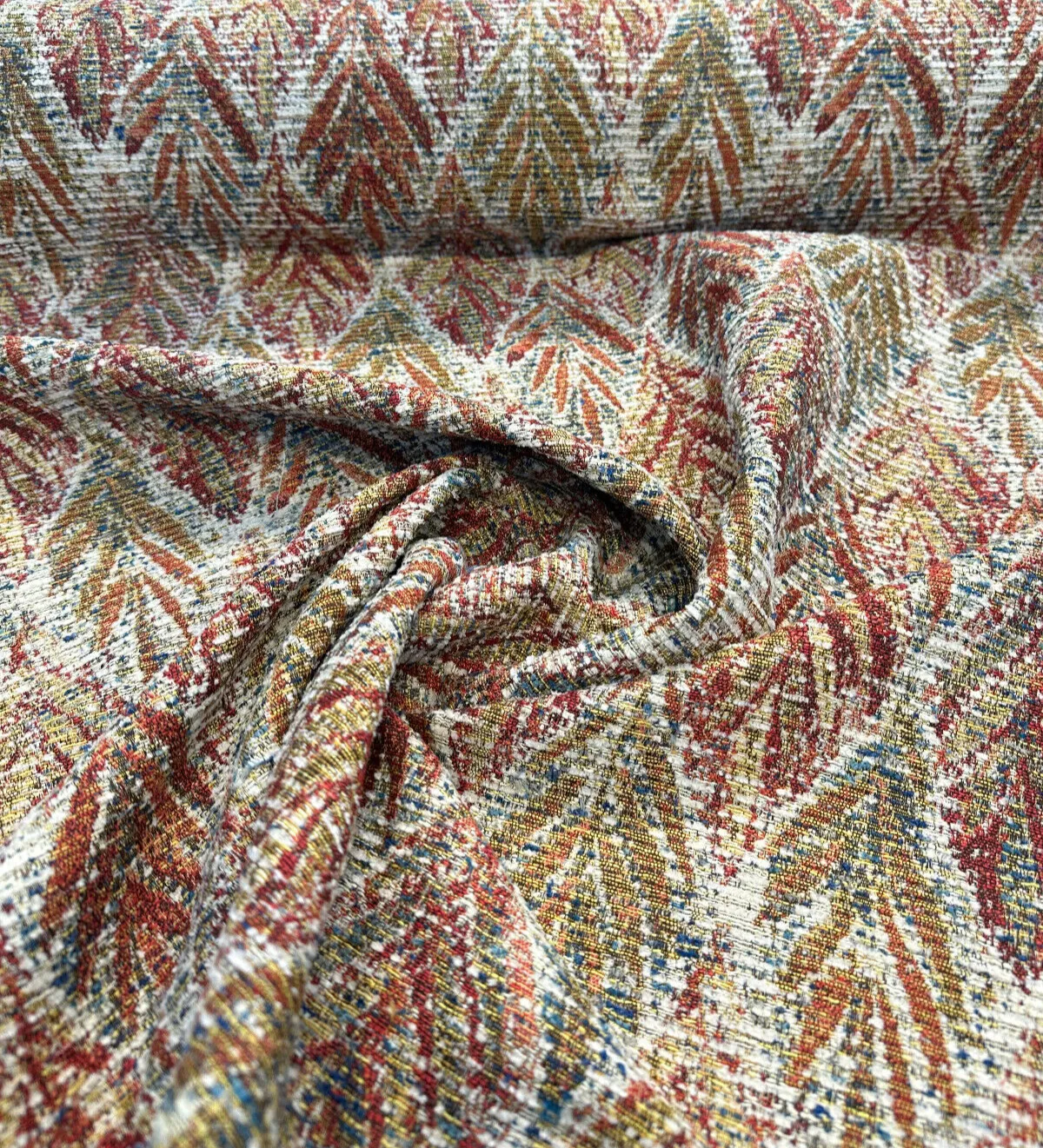 Swavelle Live It Be Americana Chenille Upholstery Fabric By The Yard