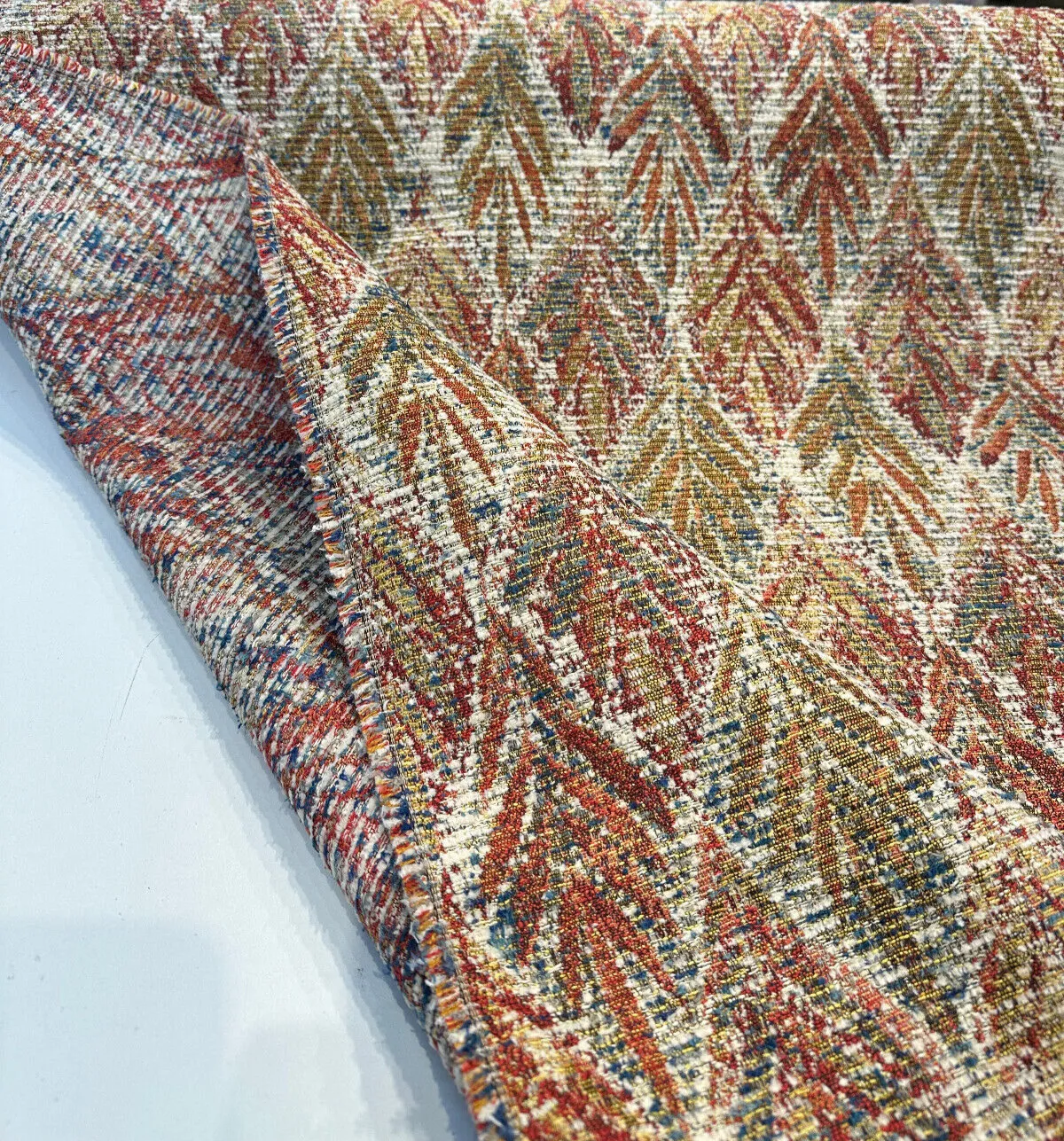 Swavelle Live It Be Americana Chenille Upholstery Fabric By The Yard