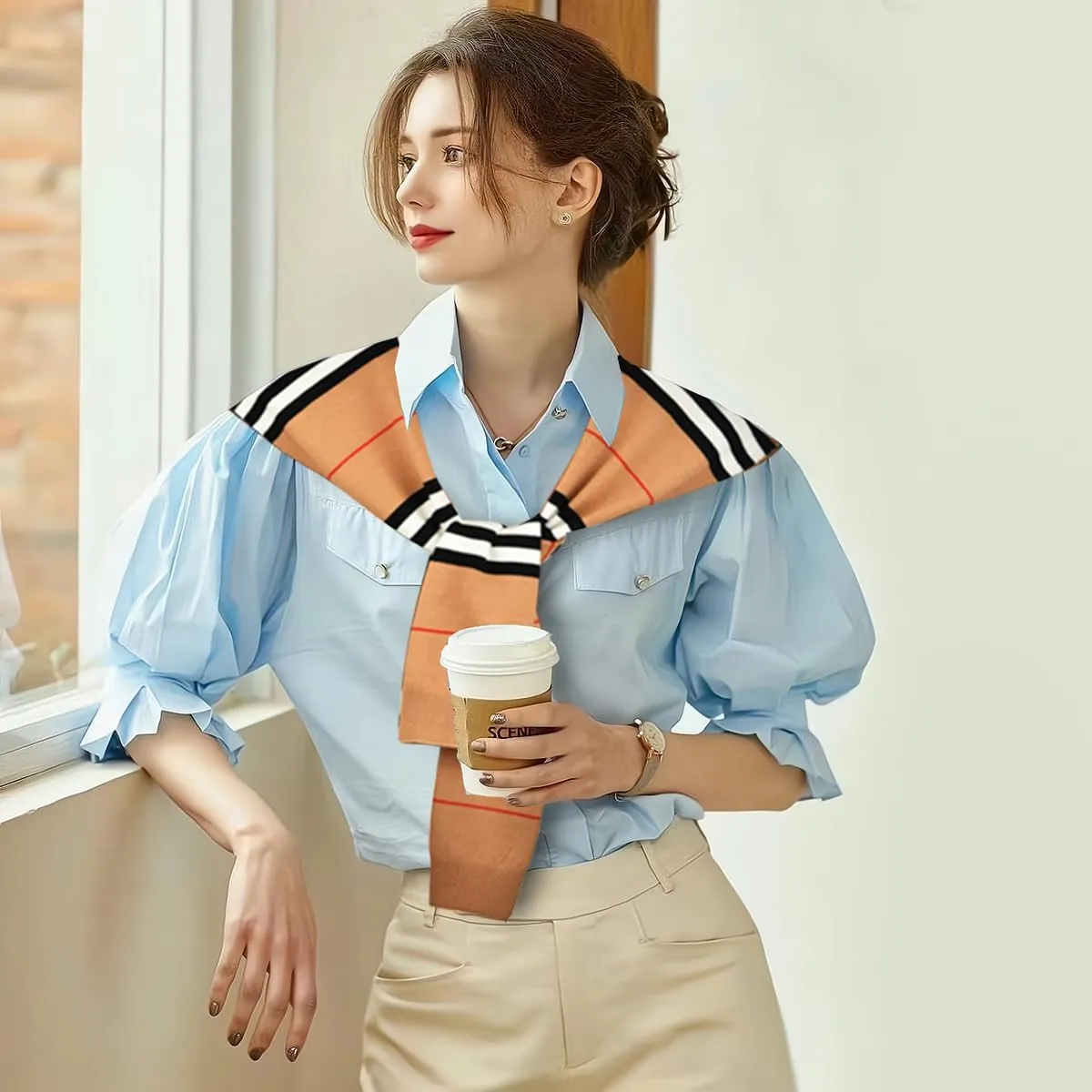 Sweater Shawl Wraps for Women Sweater Knitted Knotted Shawls Travel Casual Scarf Cape Shoulder Tops Fashion Wrap