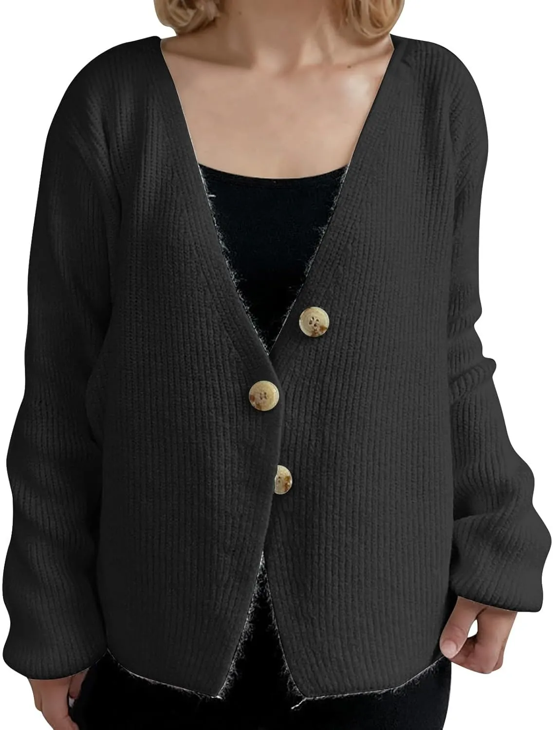 Sweatshirt for Women Long Sleeve V Neck Straight Tube Sweater Cardigan Quarter Zip Pullover Women Womens Sweaters