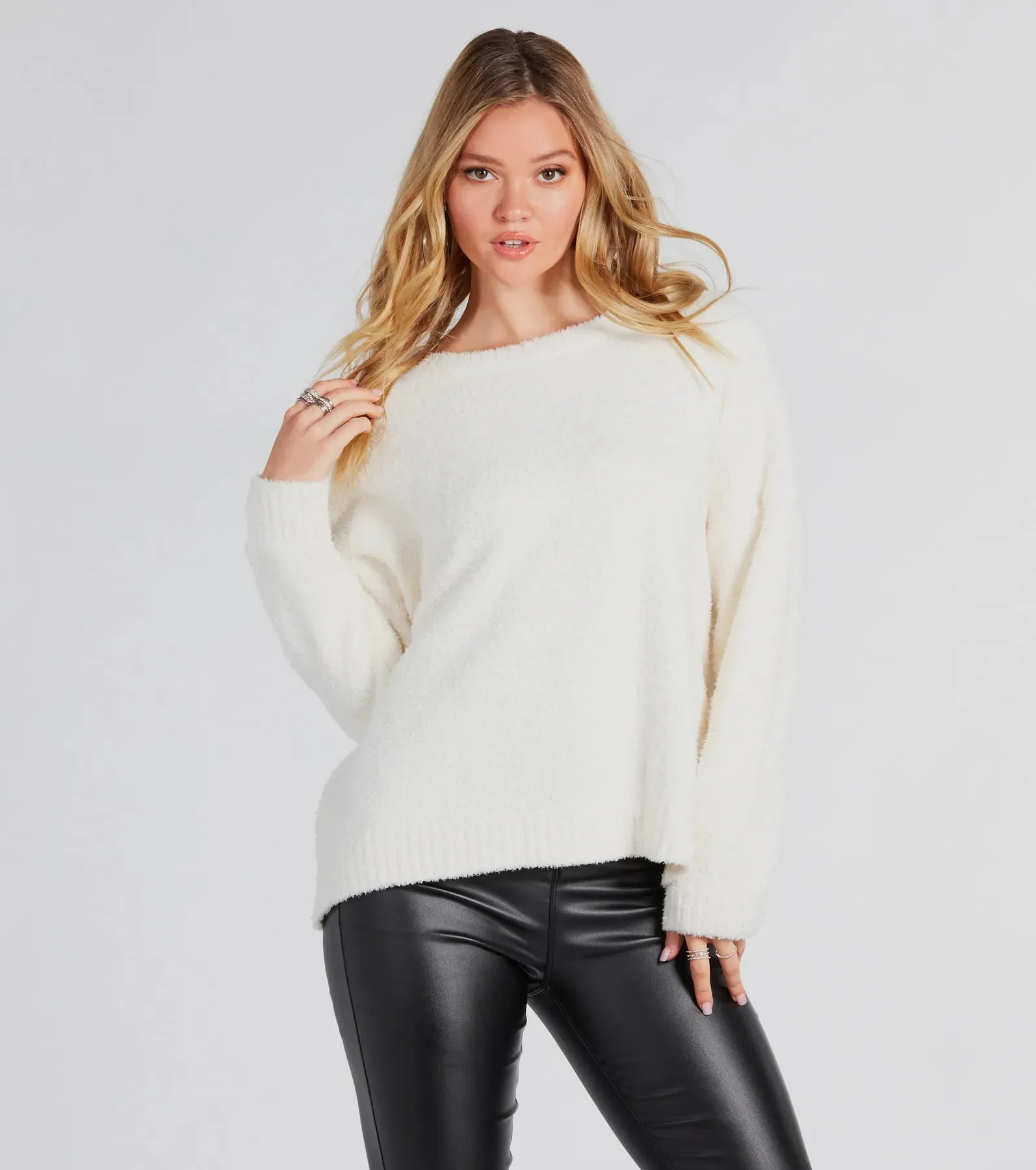 Sweet Chills Chenille Crew Neck Sweater