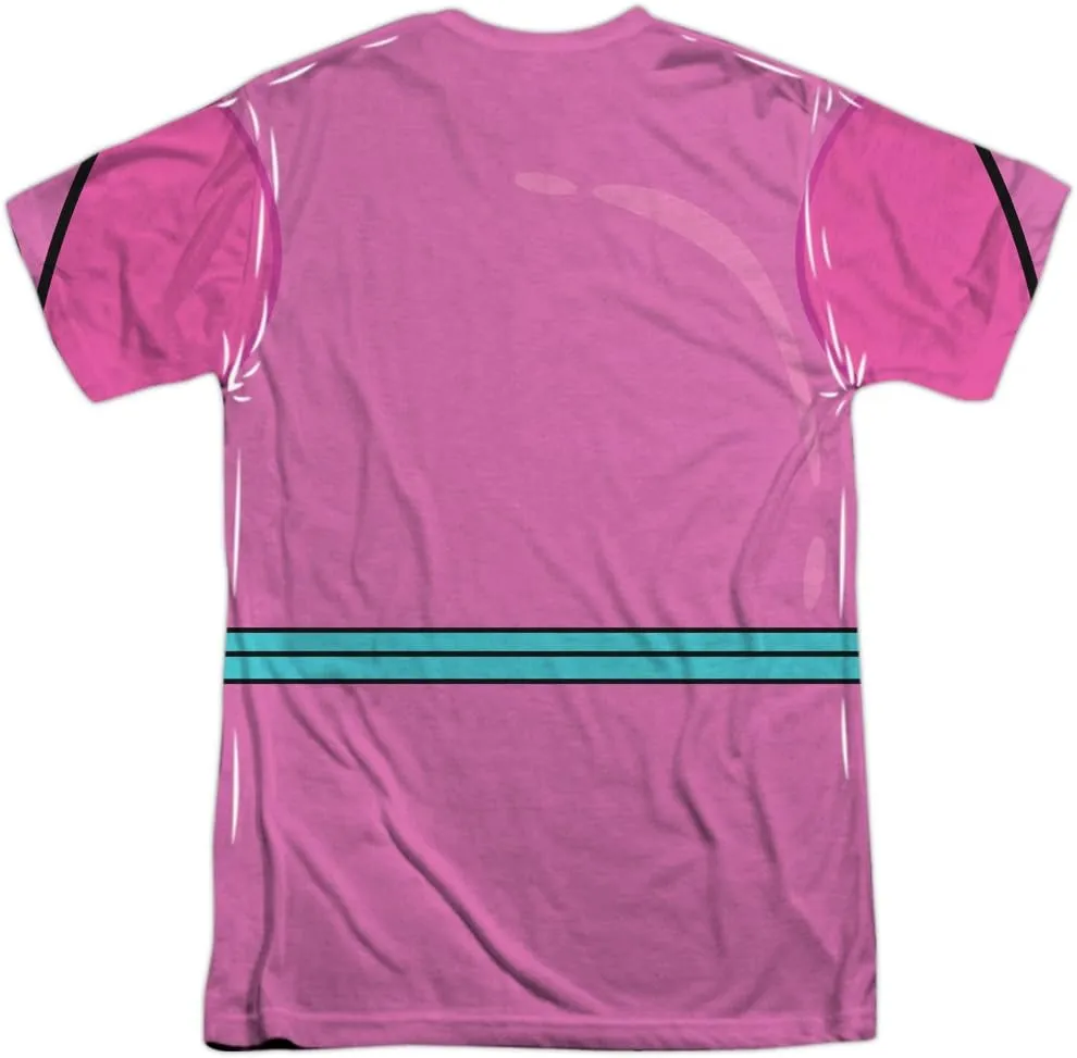 Teen Titans Go Uniforms Collection Unisex Adult Sublimated Halloween Costume T Shirt (Front/Back)