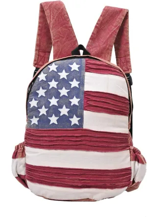 THE COLLECTION ROYAL Patriotic Stars and Stripes Backpack (Red)