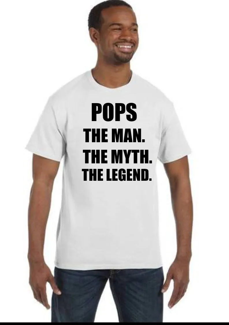 The Man The Myth The Legend / Fathers Day shirt Dad gift father gift papa grandpa uncle custom personalized most popular best seller funny