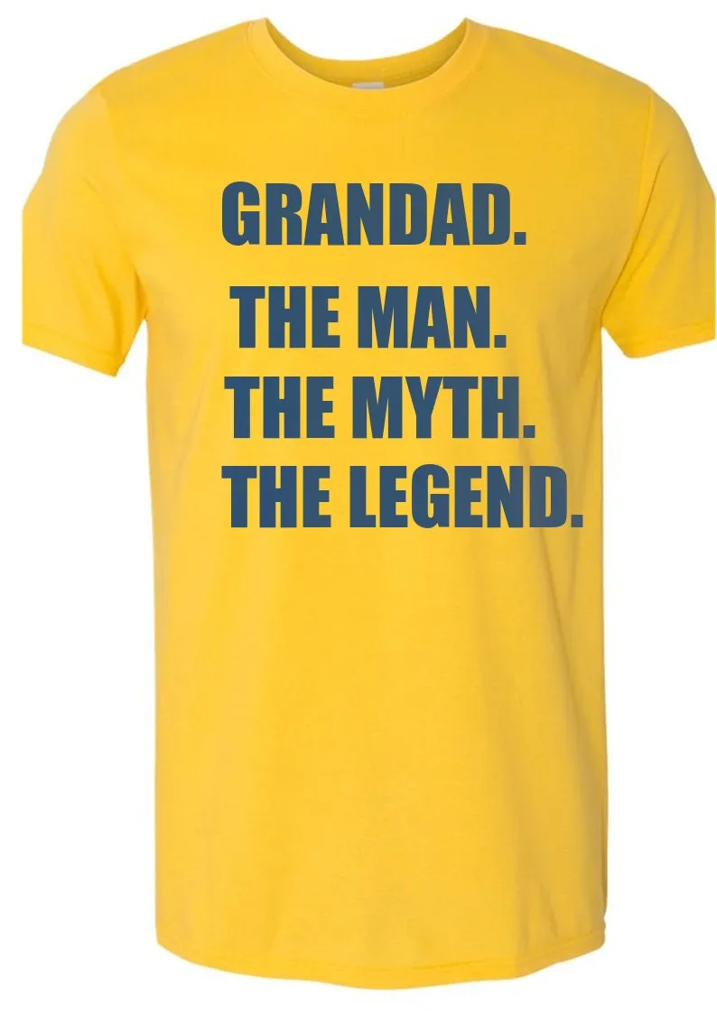 The Man The Myth The Legend / Fathers Day shirt Dad gift father gift papa grandpa uncle custom personalized most popular best seller funny
