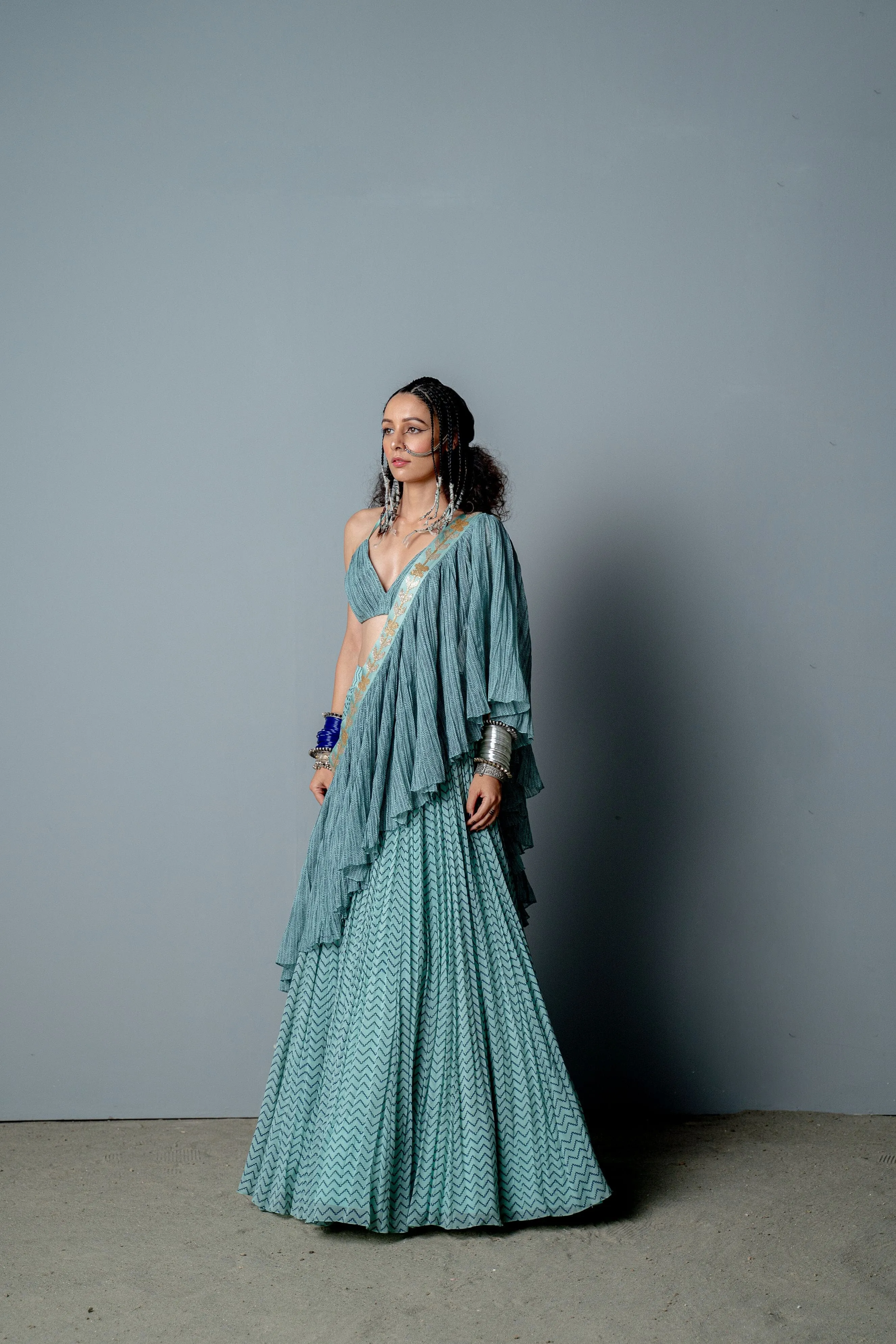 THE NANDI GATHER LEHNGA