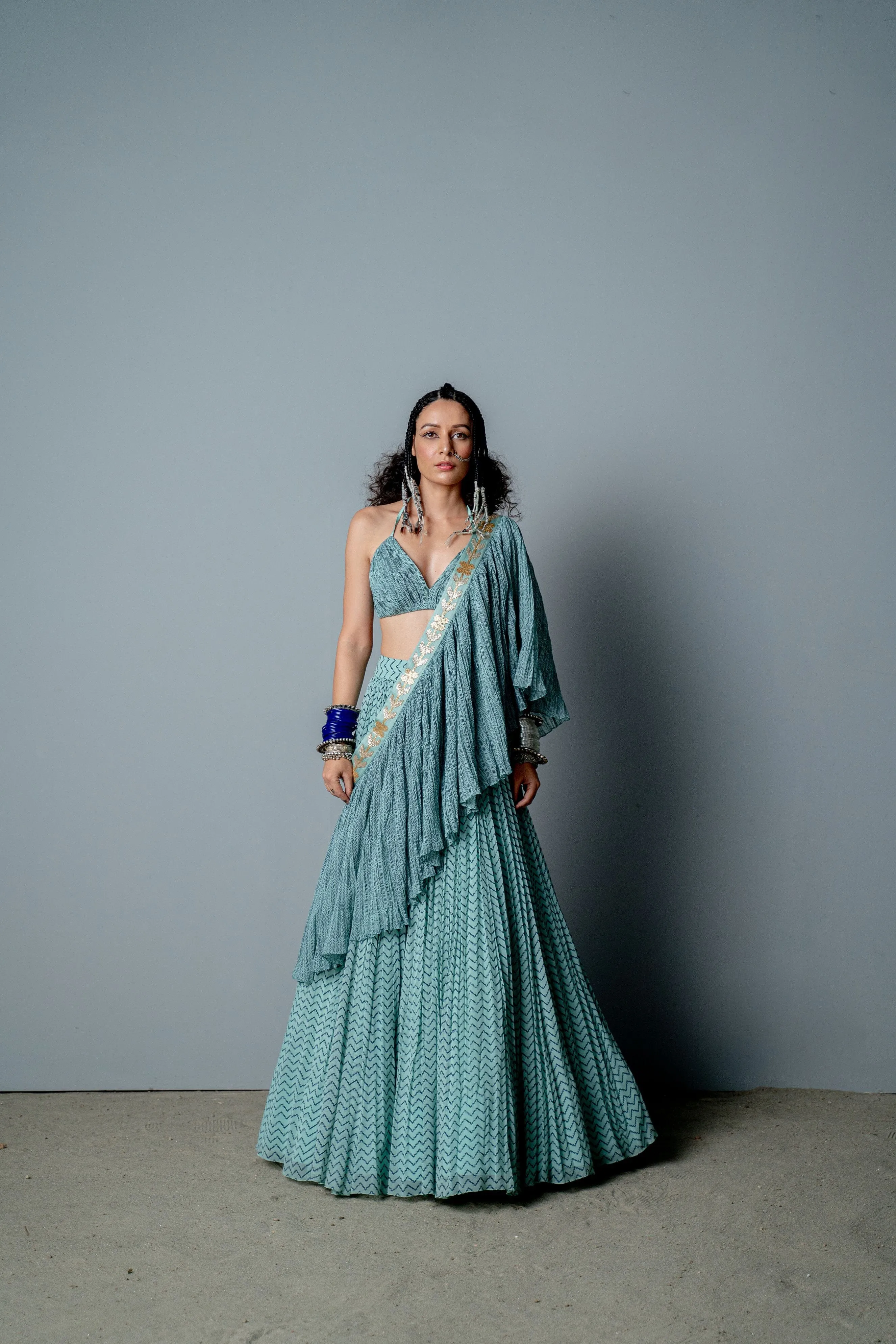 THE NANDI GATHER LEHNGA