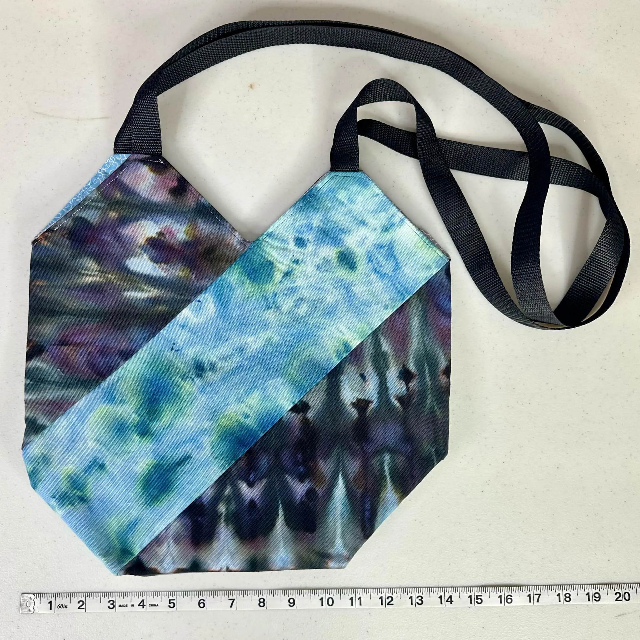 Tie Dye Angle Tote Bag