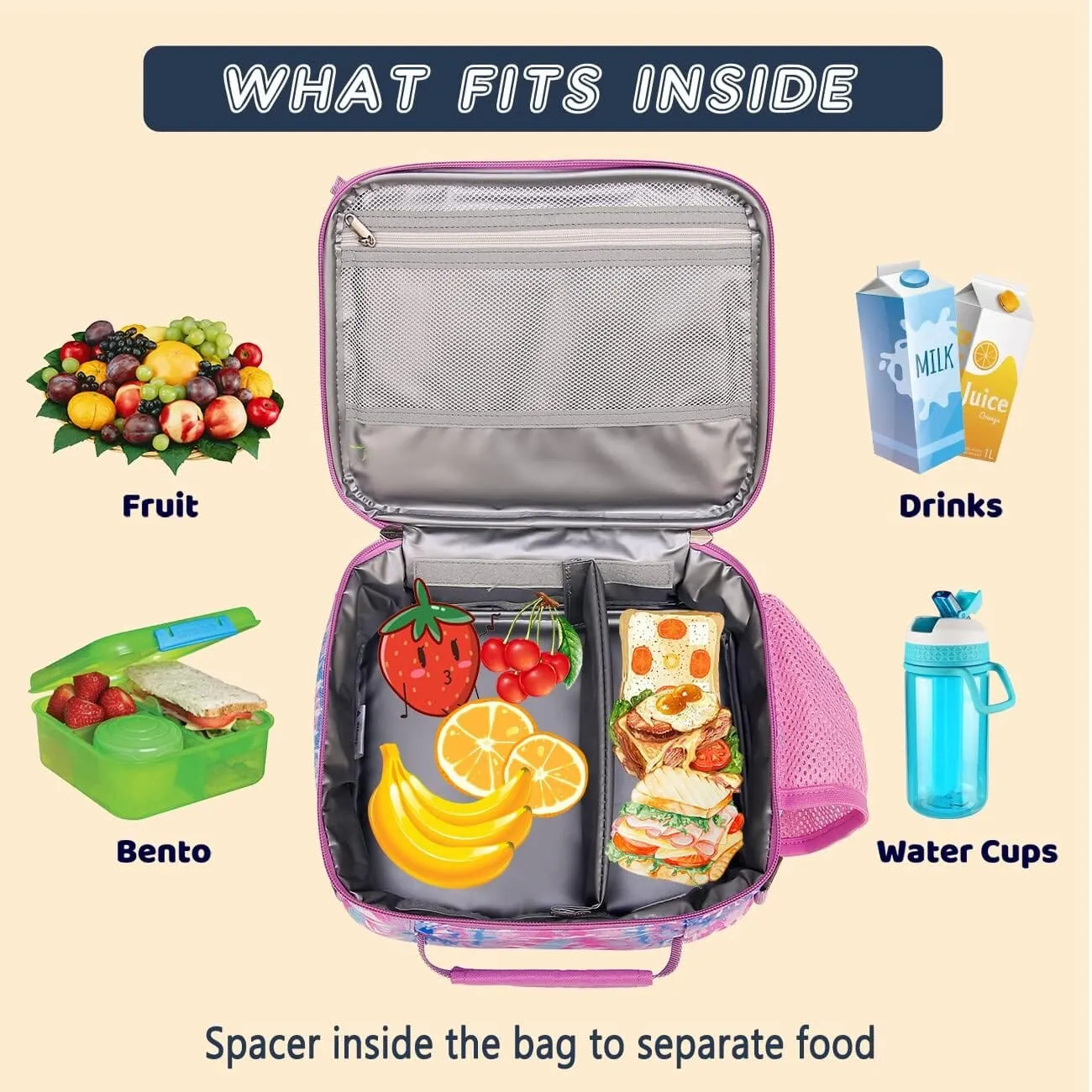 Tie Dye Colorful Lunch Box