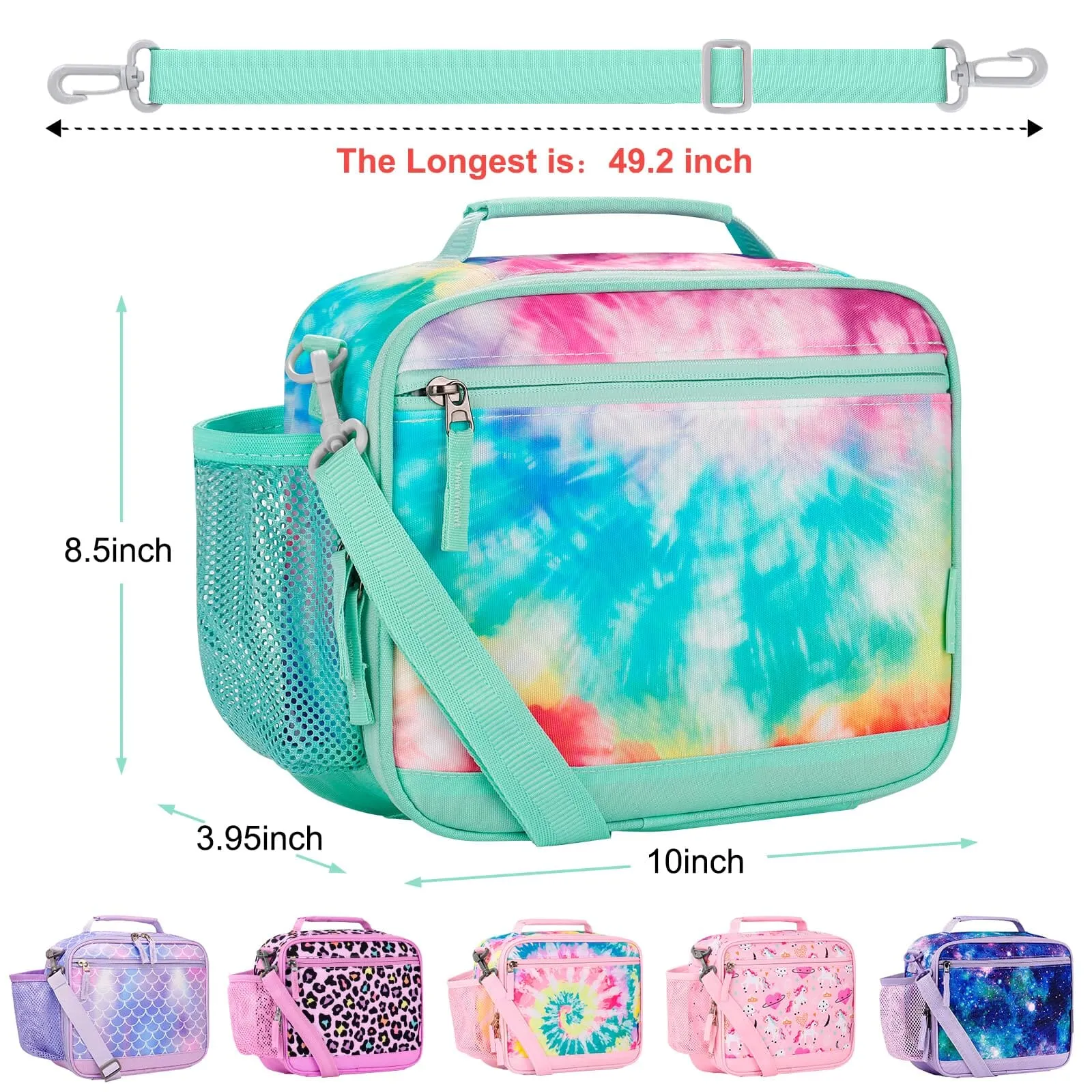 Tie Dye Colorful Lunch Box