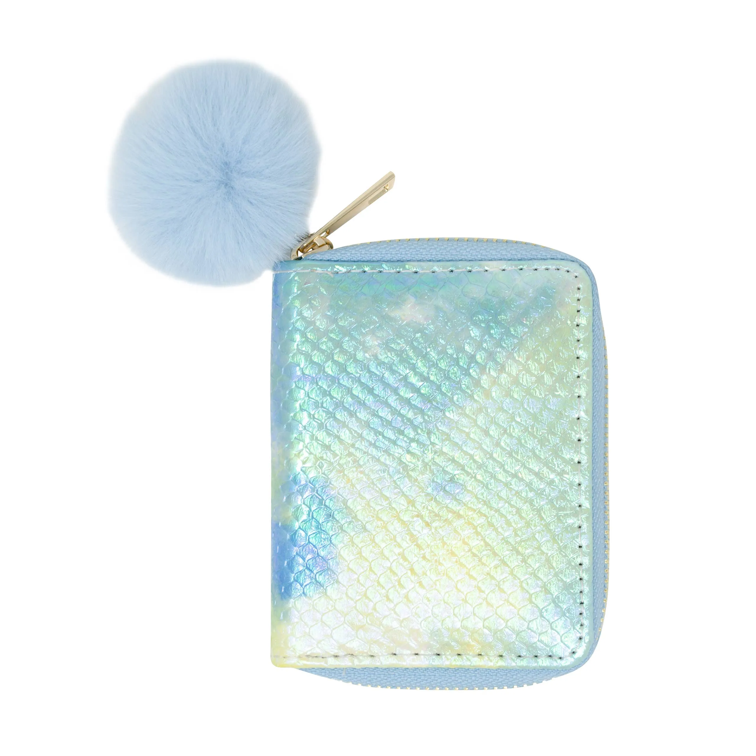 Tiny Treats and ZOMI Gems Shiny Tie Dye Mermaid Scale Wallet