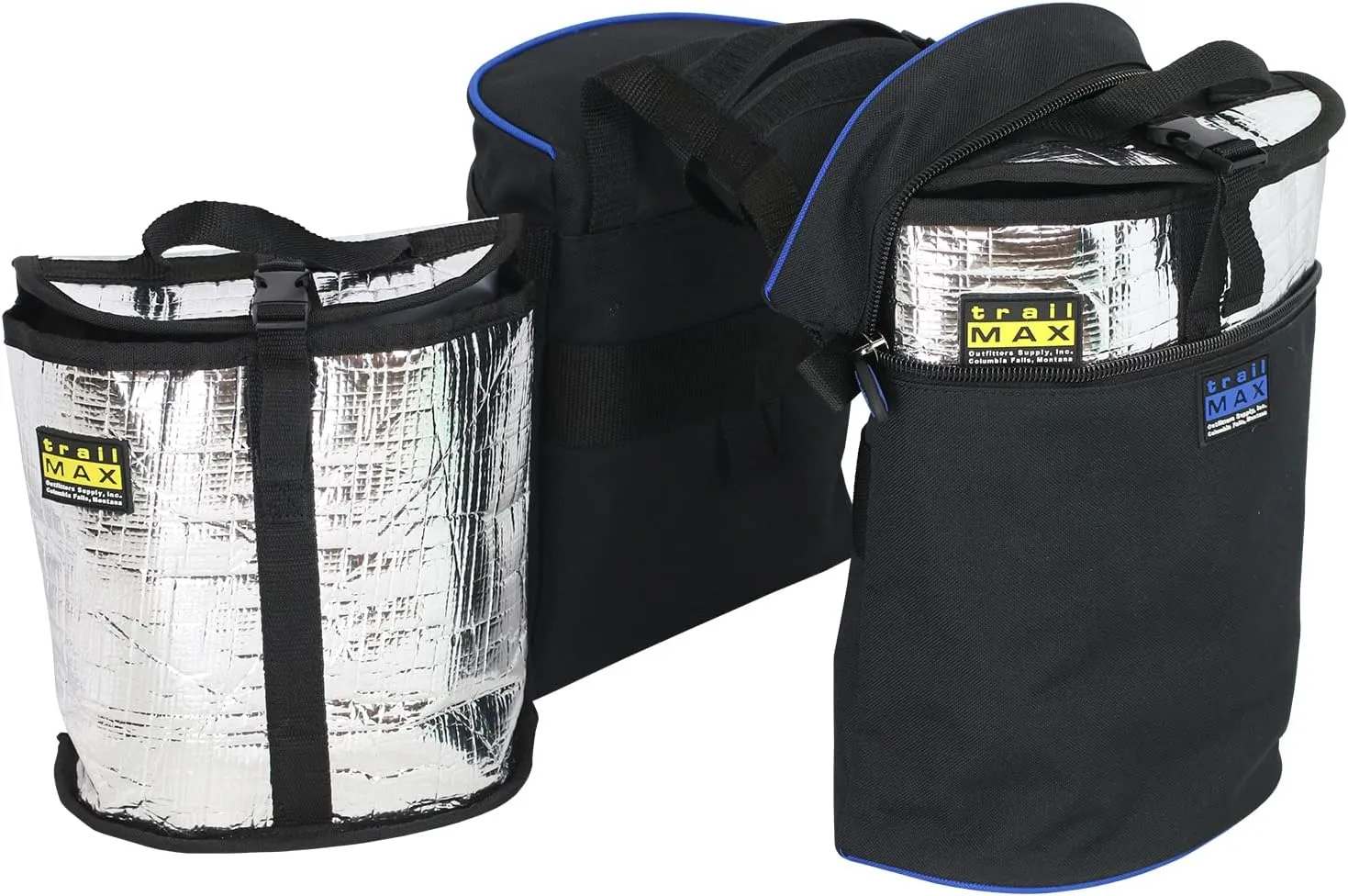 TrailMax Large Horn Saddle Bags; Horn Saddle Bags for Horses; Trail Riding Saddle Bags for Western & Endurance Saddles; Double-Stitched, 600-Denier Poly Saddle Bags