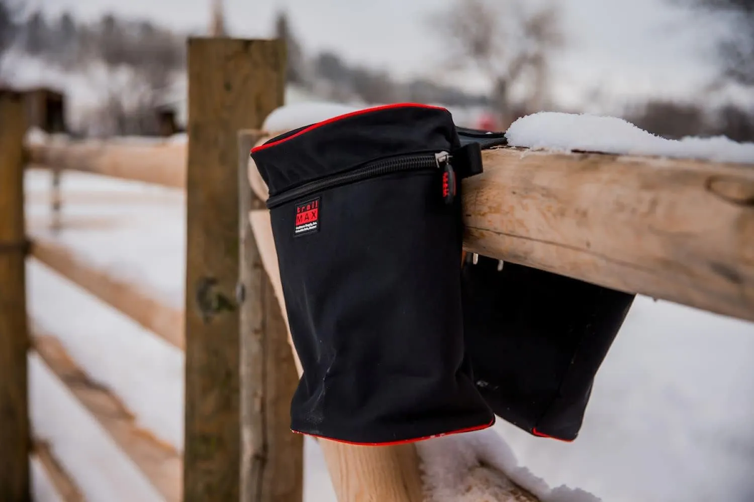 TrailMax Large Horn Saddle Bags; Horn Saddle Bags for Horses; Trail Riding Saddle Bags for Western & Endurance Saddles; Double-Stitched, 600-Denier Poly Saddle Bags