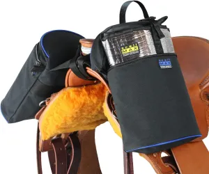 TrailMax Large Horn Saddle Bags; Horn Saddle Bags for Horses; Trail Riding Saddle Bags for Western & Endurance Saddles; Double-Stitched, 600-Denier Poly Saddle Bags