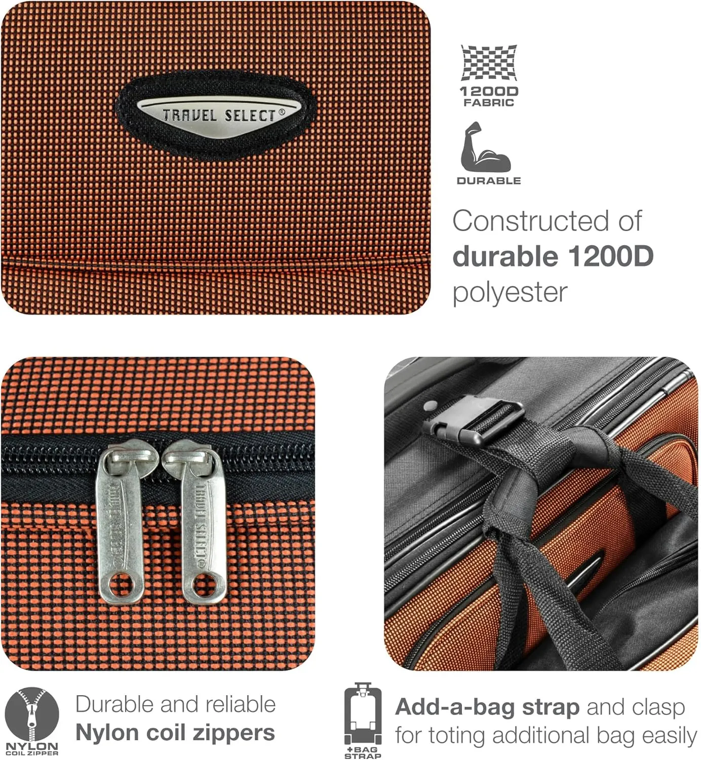 Travel Select Amsterdam Expandable Rolling Upright Luggage, Burgundy, Checked-Large 29-Inch