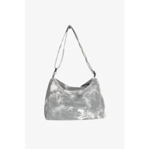Trendy Tie-Dye Canvas Crossbody Bag