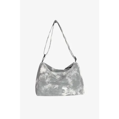 Trendy Tie-Dye Canvas Crossbody Bag