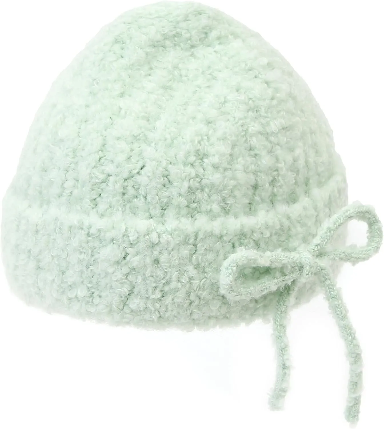 UNDERCONTROL Gold Label Unisex Fall Winter Mohair Boucle Soft Warm Cuffed Rollup Beanie Korea Knit Skull Ski Cuffed Hat Korea