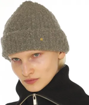 UNDERCONTROL Gold Label Unisex Fall Winter Mohair Boucle Soft Warm Cuffed Rollup Beanie Korea Knit Skull Ski Cuffed Hat Korea