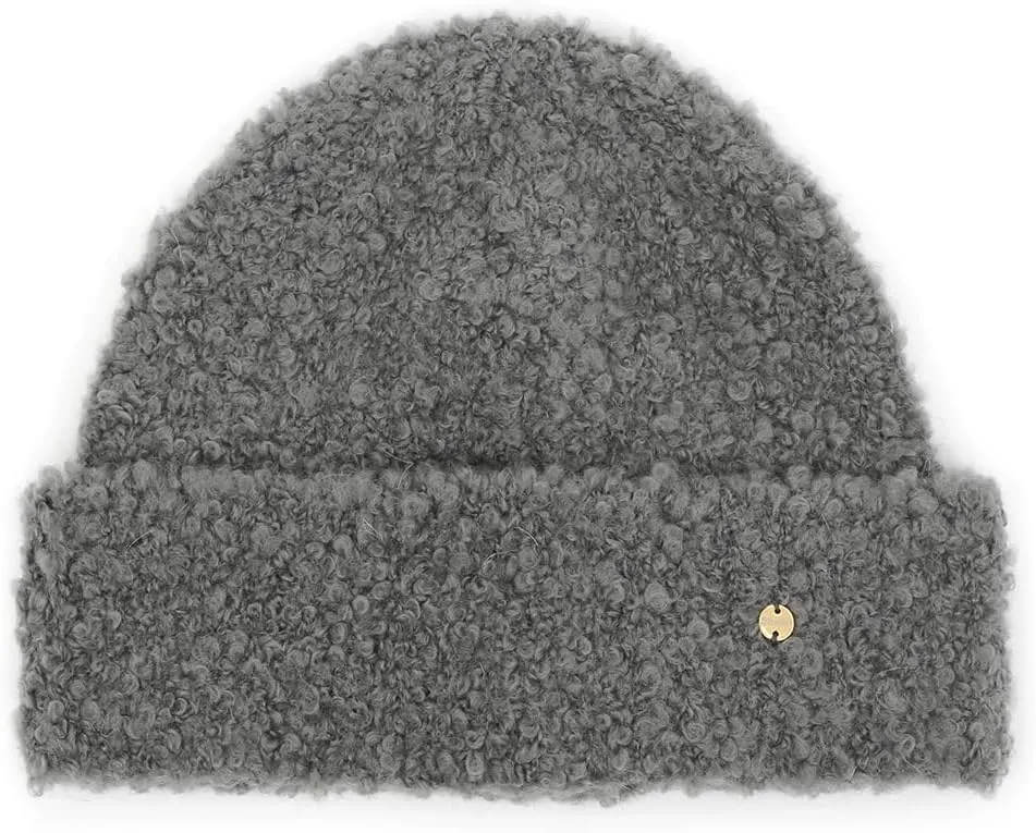 UNDERCONTROL Gold Label Unisex Fall Winter Mohair Boucle Soft Warm Cuffed Rollup Beanie Korea Knit Skull Ski Cuffed Hat Korea