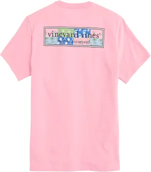vineyard vines Men's Classic Patchwork Logo Box Short-Sleeve Pocket Tee