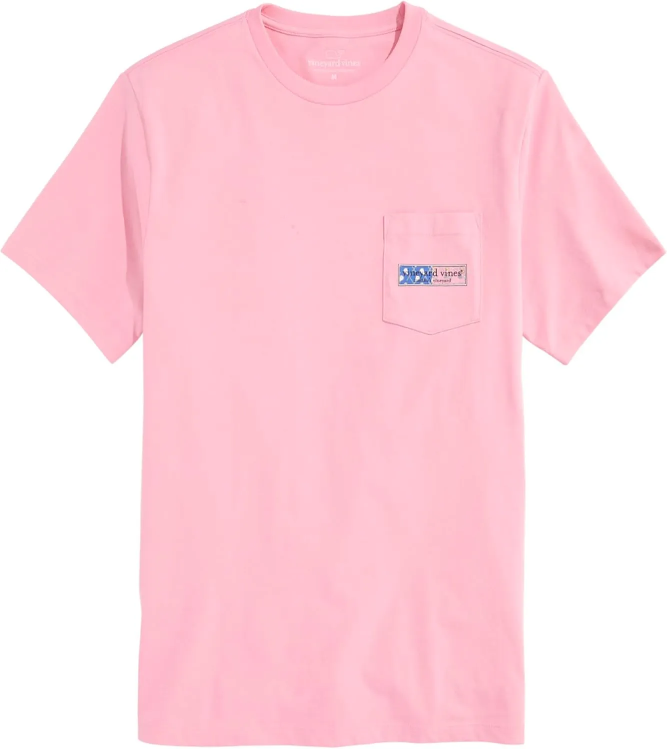 vineyard vines Men's Classic Patchwork Logo Box Short-Sleeve Pocket Tee