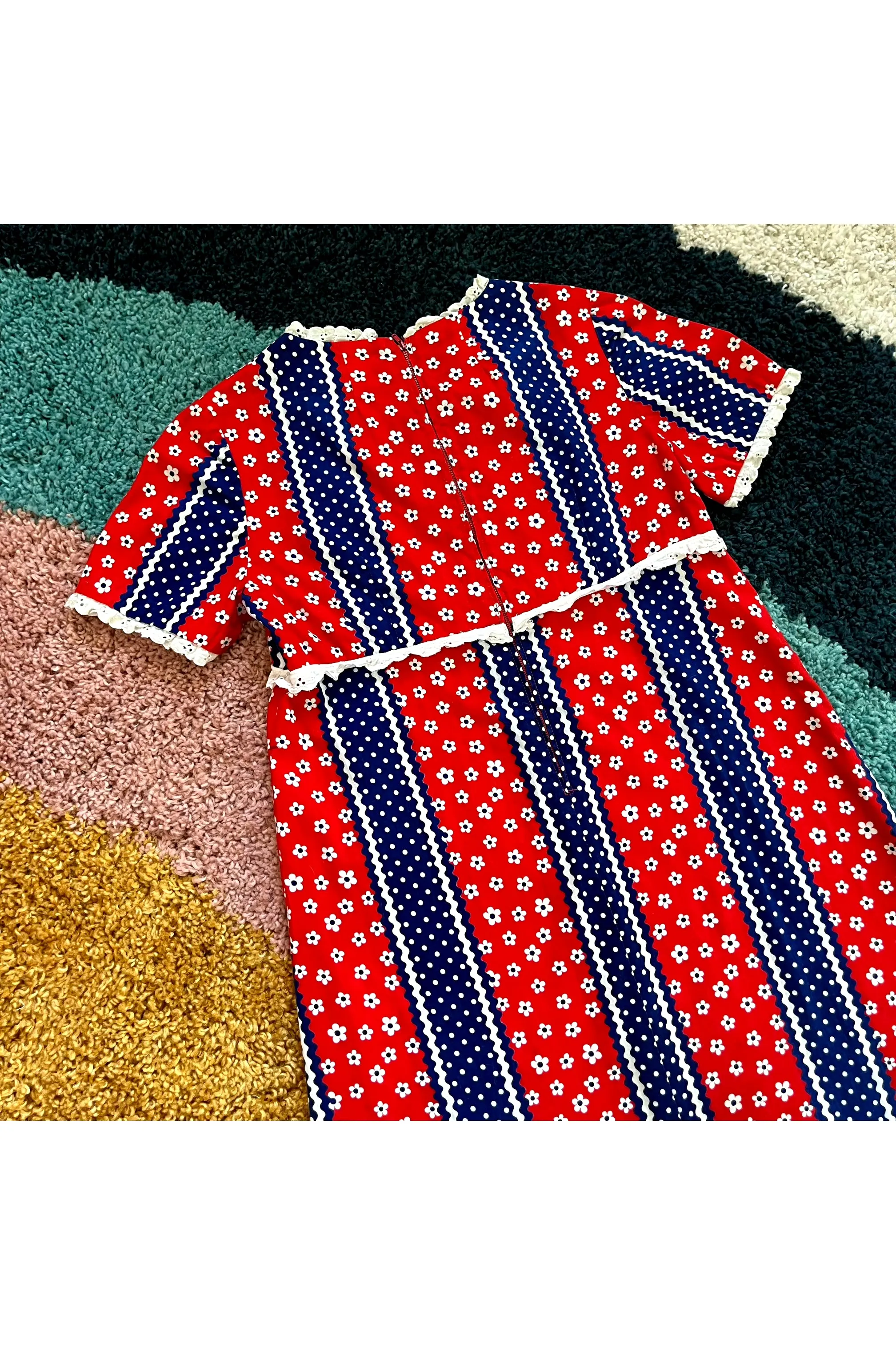 Vintage Mod Daisy & Polka Dot Mini 3-Piece Set