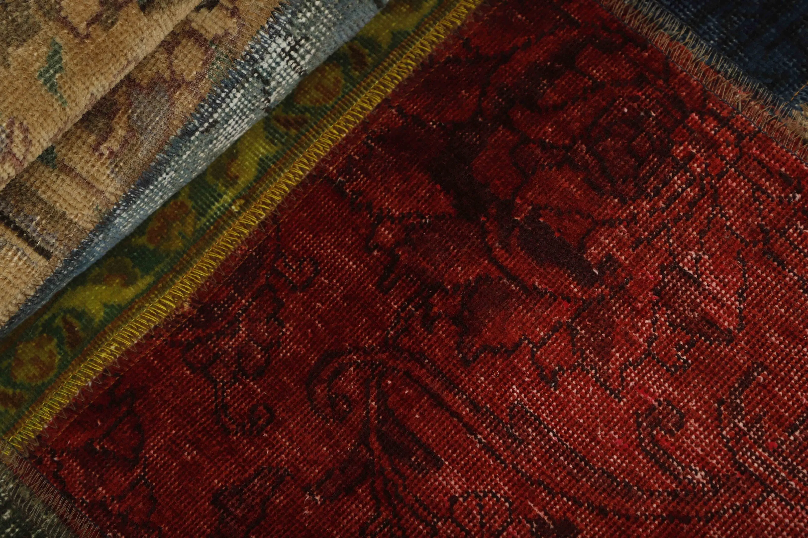 Vintage Royal Patchwork Rugs | Antique Persian Handcraft200 cm x 200 cm