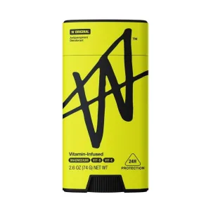 W by jake paul Original Vitamin-Infused Antiperspirant Deodorant, 24H Protection, 2.6 oz, Magnesium, Vit-D & Vit-E