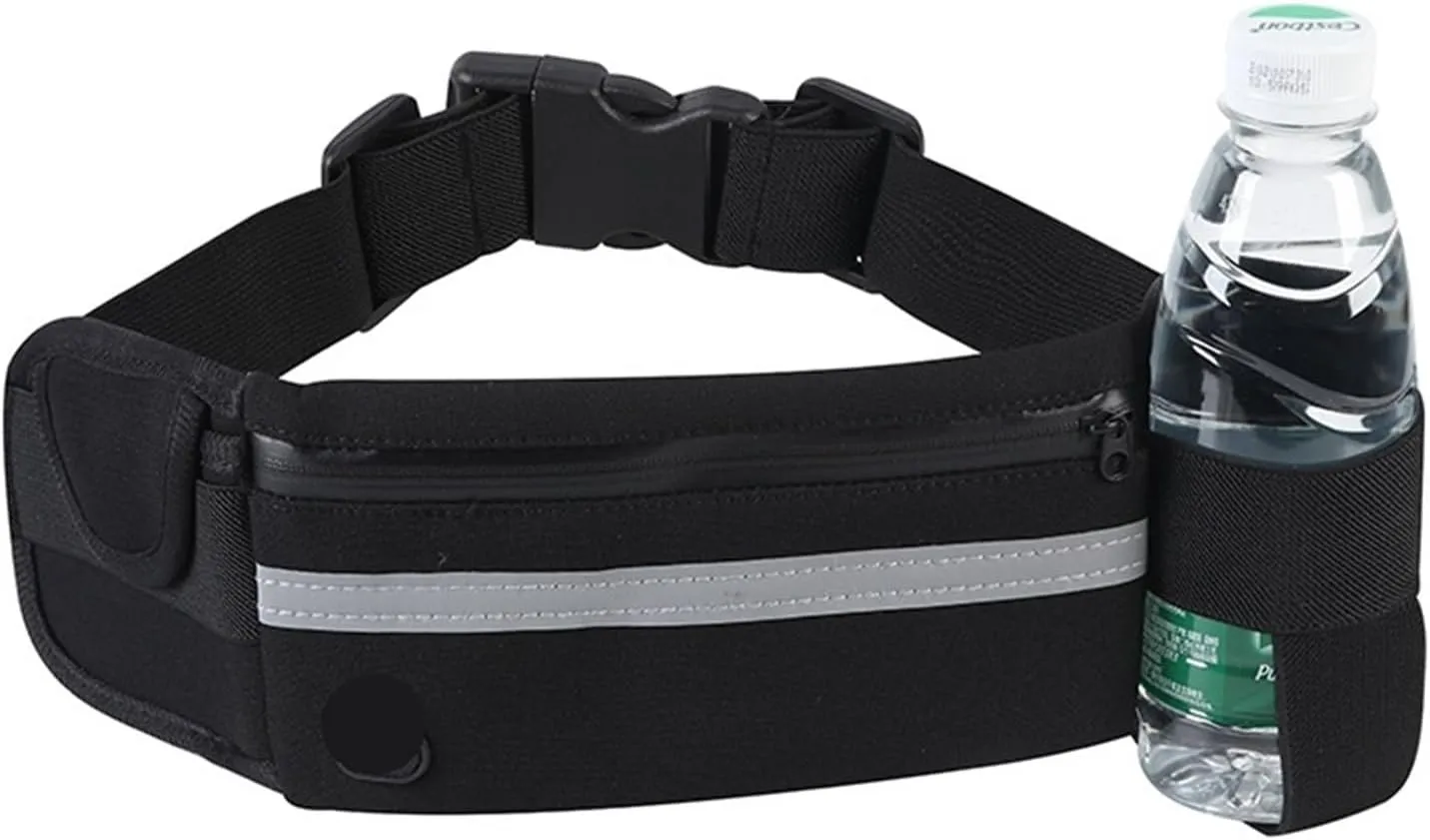 Waterproof running waist bag sports jogging outdoor mobile phone holder belt bag female male fitness cycling sports accessories(Blue)