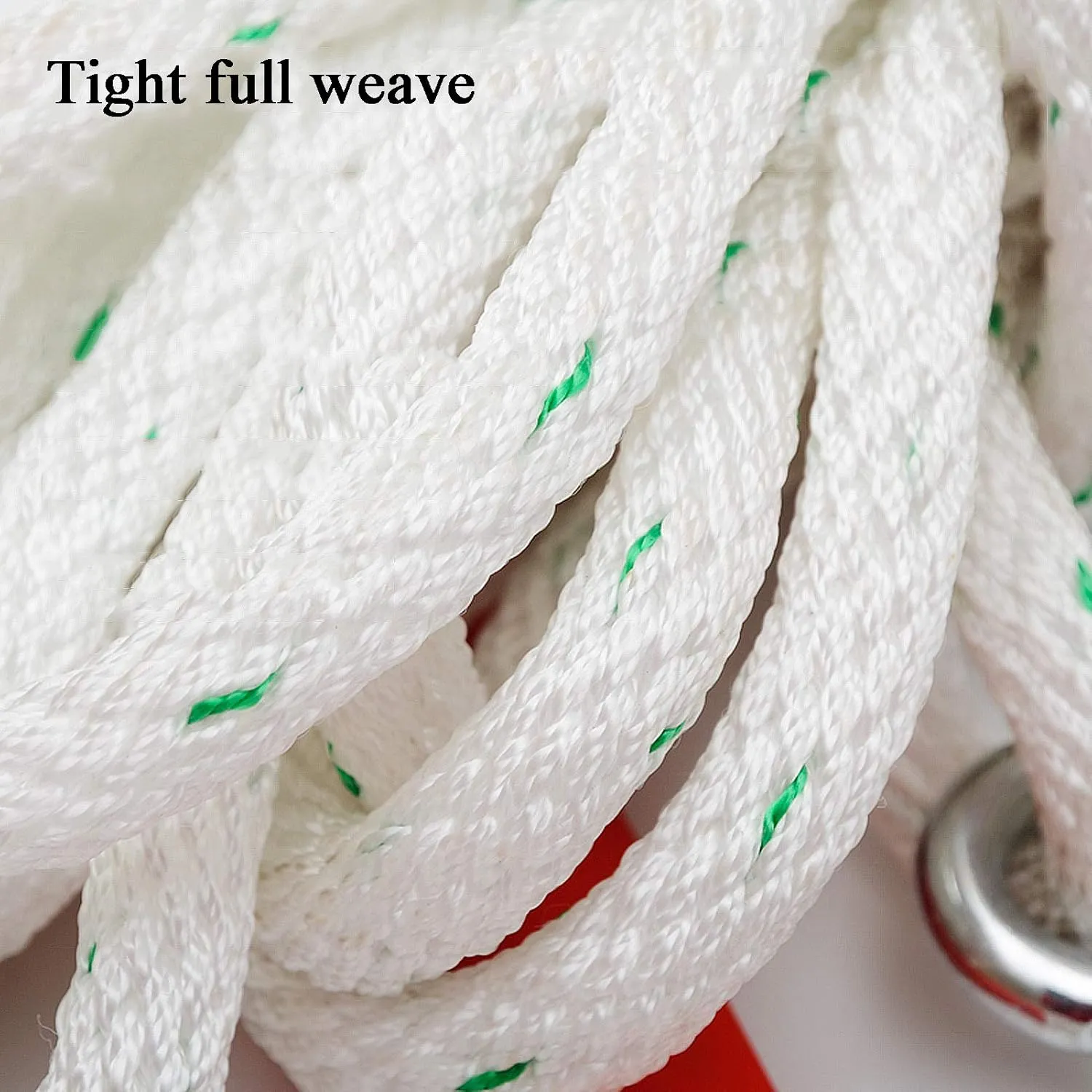 Wear-Resistant Air Conditioning Installation Nylon Rope 14/16mm High-Altitude Operation Power Construction Lifting Rope(Size:14mm x 30M)