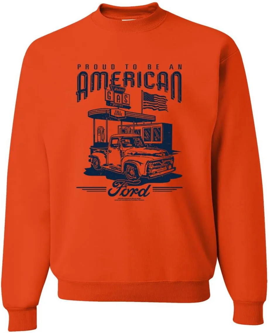 Wild Bobby Ford Motors | Proud to be American Retro Classic Muscle Cars and Trucks Sweatshirt