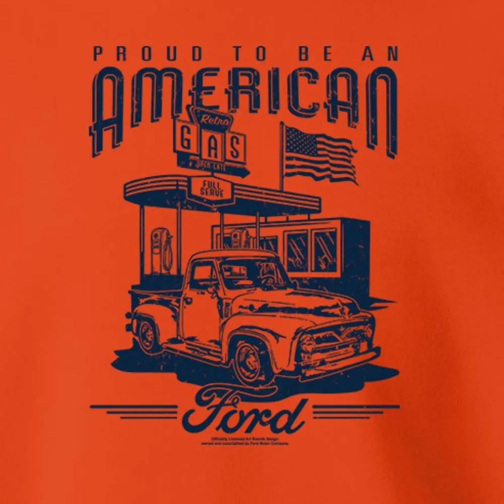 Wild Bobby Ford Motors | Proud to be American Retro Classic Muscle Cars and Trucks Sweatshirt