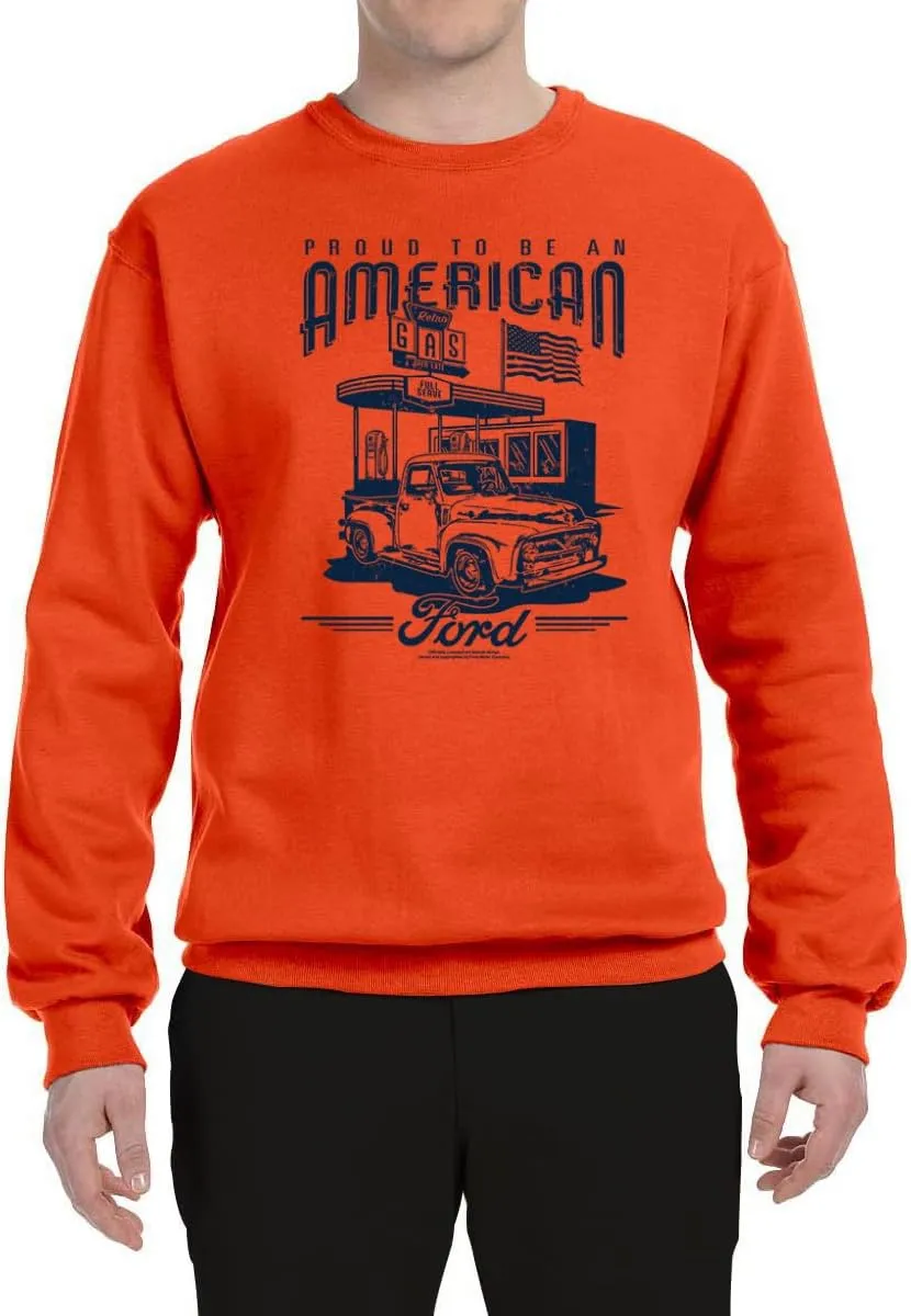 Wild Bobby Ford Motors | Proud to be American Retro Classic Muscle Cars and Trucks Sweatshirt