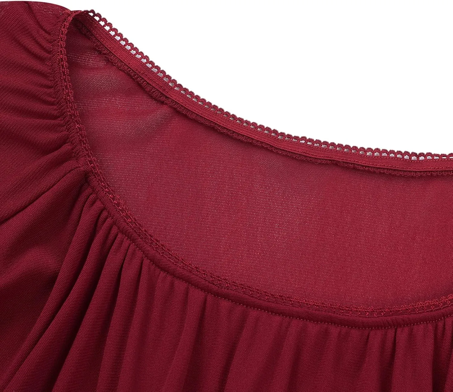 Women Fairy Grunge Y2k Shirts See Through Square Neck Lace Patchwork Tops Vintage Goth Aesthetic Clothing