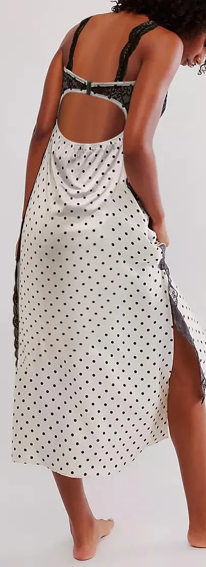 Women Lace Patchwork Floral Maxi Dress Backless Side Slit Corset Midi Dress Sleeveless Holiday Beach Flowy Sundress
