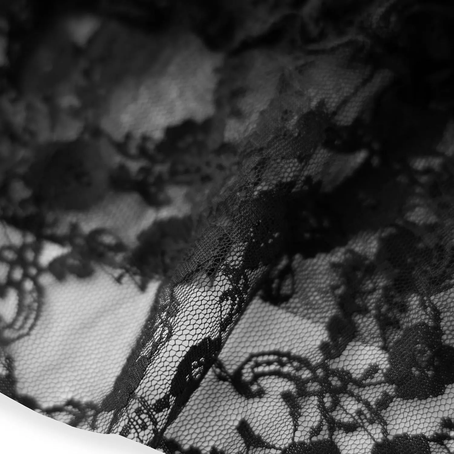 Women Sexy Lace Slip Dress Sleeveless U-Neck Lace Flowy Ruffle A Line Mini Cami Dress Cocktail Party Club Dresses