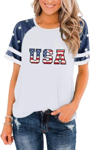 Womens Baseball Mom Tee Summer Short Sleeve Crewneck Baseball Print Patchwork Raglan Tops
